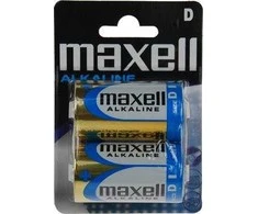 Baterijos Maxell D / LR20, šarminės, 1.5 V, 2 vnt. / BAT-520
