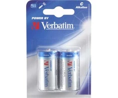 Baterijos Verbatim C (LR14), 2vnt. pakuotėje, šarminės, 1.5 V / V49922