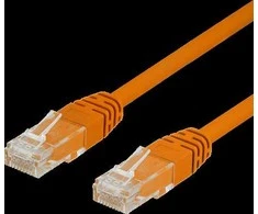 DELTACO U / UTP Cat6 patch kabelis, 0.3m, 250MHz, Delta sertifikuotas, LSZH, oranžinis / TP-603-OR
