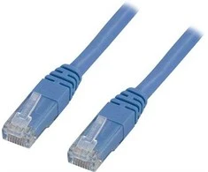 DELTACO U / UTP Cat6 patch kabelis, 0.3m, 250MHz, LSZH, mėlynas / TP-603B