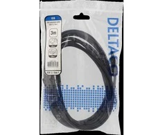DELTACO USB 3.1 Gen1 prailginimo kabelis, 3 m, USB-A male į USB-A female/ USB3-243