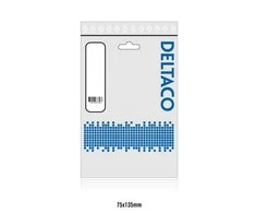 Inline „Deltaco“ prailginimo kabelis 4 kontaktų ATX12V (P4) pirmyn ir atgal, 0,3 m / SSI-43
