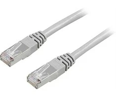 Kabelis DELTACO F / UTP, Cat5e, 7m, 100MHz, pilkas / 7-STP