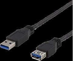 KabelisDELTACO USB 3.1 Gen1, 1.0 m, USB-A, USB-A, / USB3-241