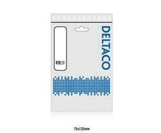 Modulinis nešiklis 8P / 8C, neekranuotas, RJ45 DELTACO baltas / MD-11B