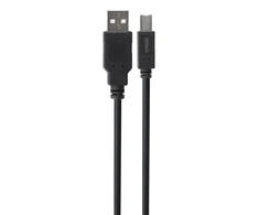 USB 2.0 kabelis DELTACO USB-A male - USB-B male, LSZH, 1m, juodas / USB-210S-LSZH