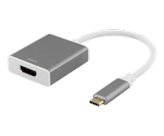 Deltaco USB-C - HDMI adapteris, 0,2 m, 4096x2160, 60 Hz, HDMI 2.0, HDCP 2.2 / USBC-HDMI9
