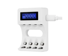 USB įkroviklis AA/AAA baterijoms DELTACO Ultimate Ni-Mh / C704A4