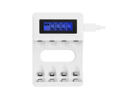USB įkroviklis AA/AAA baterijoms DELTACO Ultimate Ni-Mh / C704A4