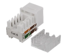UTP Cat6 kabelių jungtis, neekranuota, 90 laipsnių, 22-26AWG DELTACO / MD-111