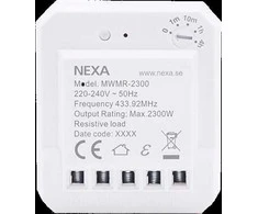 „NEXA MWMR-2300“ relė, suderinama su „Nexa Bridge“ 14567 / GT-296