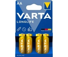 Verbatim Baterijos Alkaline VARTA AA, Mignon LR6, 4 vnt. pakuotėje / 3742086