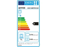 Gorenje Viryklė BURNING GECS6B70CLB