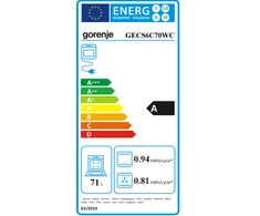 Viryklė Gorenje GECS6C70WC