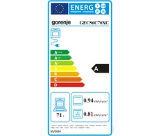 Gorenje Viryklė GORNJE GECS6C70XC