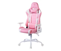 Žaidimų kėdė DELTACO GAMING Rožinis LINE PCH80, PU odos, geležinis rėmas, rožinė / GAM-096-P