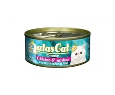 Aatas Cat Creamy vištiena&amp;Sardine konservas katėms 80g