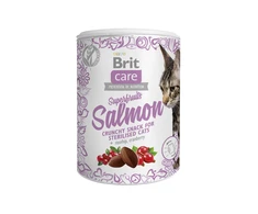 BRIT CARE Cat Superfruits Salmon skanėstai 100g