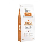 BRIT CARE Dog Adult Medium Breed su ėriena ir ryžiais 12kg