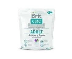 BRIT CARE Dog Adult su lašiša ir bulvėmis 1kg