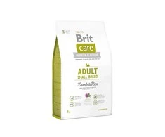 BRIT CARE Dog Adult Small Breed su ėriena ir ryžiais 3kg