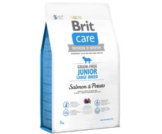 BRIT CARE Dog Junior Large Breed su lašiša ir bulvėmis 3kg