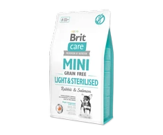 Brit Care Dog Mini lengvas ir sterilizuotas 2kg
