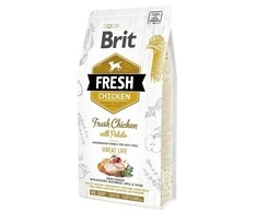 Brit Fresh Dog su vištiena ir bulvėmis Adult 12kg