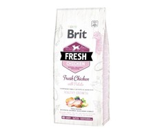 Brit Fresh Dog su vištiena ir bulvėmis Puppy 2,5kg