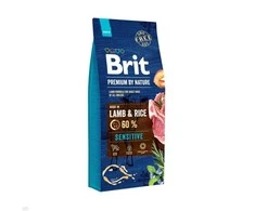 BRIT PREMIUM Dog by Nature Sensitive su ėriena ir ryžiais 3kg