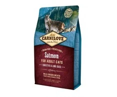 Carni Love Cat lašiša Adult Cat Sensitive &amp; Long Hair 6kg