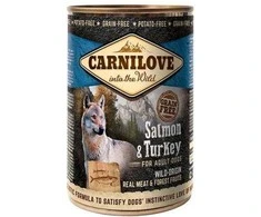 Carni Love Dog konservai šunims Wild Meat su lašiša ir kalakutiena 400g