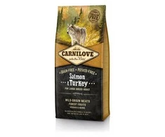 Carni Love Dog su lašiša ir kalakutiena Large Breed Adult 1,5kg