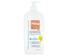 Mixa maitinamasis kūdikių plaukų ir kūno plovimo gelis 400 ml 5%,
