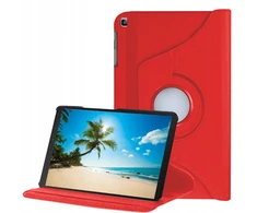 Planšetinio kompiuterio dėklas Strado, skirtas Samsung Galaxy Tab A7 Lite, pasukamas, Raudonas