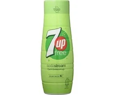 7 UP Free skonio SodaStream sirupas, 440ml