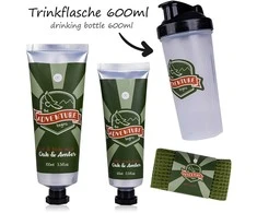 Bath set ADVENTURE COLLECTION in drinking bottle