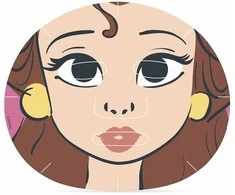 Mad Beauty Disney Princess Belle cosmetic sheet mask