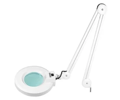 Kosmetologinė lempa su lupa ir stovu Activeshop S4 5D 22W, baltos spalvos