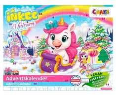 Vonios priemonių Advento kalendorius vaikams CRAZE „INKEE Unicorn World“