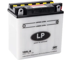 Motociklo akumuliatorius LANDPORT DRY YB9L-B 9Ah, 12V