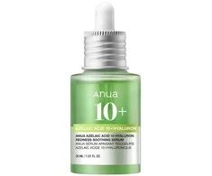 Anua Azelaic Acid 10 Hyaluron Redness Soothing Serum Veido serumas, 30 ml