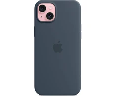 Apple iPhone 15 Plus Silicone Case with MagSafe - Storm Blue - MT123ZM/A