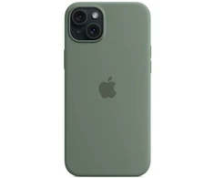 Apple iPhone 15 Plus Silicone Case with MagSafe - Cypress - MT183ZM/A