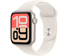 Apple Watch SE 3 GPS 40mm Starlight Aluminium Case with Starlight Sport Band - S/M - MEH34ET/A
