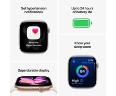 Apple Watch Series 11 GPS 46mm Space Grey Aluminium Case with Black Sport Band - M/L - MEV44ET/A