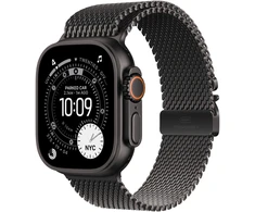 Apple Watch Ultra 3 GPS + Cellular 49mm Black Titanium Case with Black Titanium Milanese Loop - Medium - MF1Q4ET/A