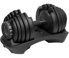 Automatinis reguliuojamas ketaus hantelis 24 kg REBEL ACTIVE (Pažeista pakuotė)