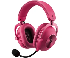 Belaidės žaidimų ausinės su mikrofonu Logitech G PRO X3 LIGHTSPEED, 7.1, Bluetooth, rožinės spalvos | 981-001756