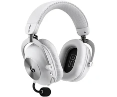 Belaidės žaidimų ausinės su mikrofonu Logitech G PRO X3 LIGHTSPEED, 7.1, Bluetooth, baltos spalvos | 981-001748